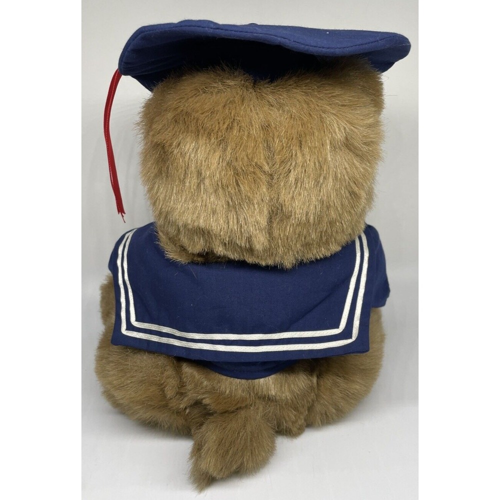 RAIKES Bear CHRISTOPHER 14" Pouty Sailor Wooden Face 5455 Vintage 1986 - Picture 4 of 9